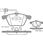 Starline Sada brzdových destiček BD S312
