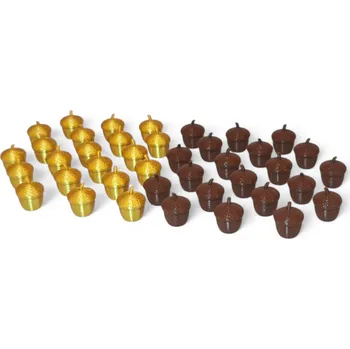 Příslušenství k deskovým hrám MitroCZECH Žaludy Barva: Zlatá, Množství: 1 sada