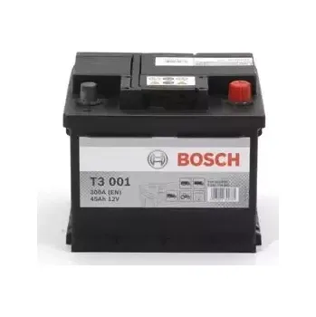 Autobaterie BOSCH 45Ah P, s.p. 300A, T3, 12V, 207x175x175 BO 0092T30010