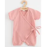 Kojenecký letní mušelínový overal New Baby pink Velikost: 68 (4-6m)