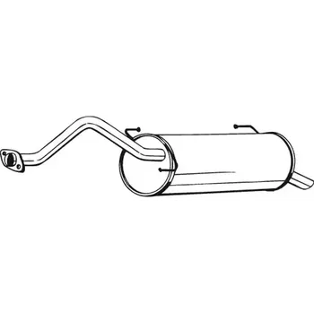 Tlumič výfuku BOSAL Zadní tlumič výfuku BS 279-015