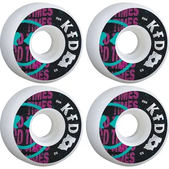 Kolečko na skateboard KFD - DIY - 52mm - Teal - Skateboardová kolečka