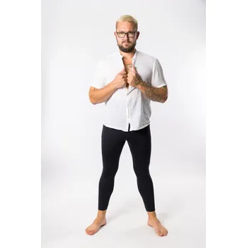 Dámské legíny GoldBee Pánské Legíny Zateplené Stahující Pas Black Barva: Black, Velikost: 3XL