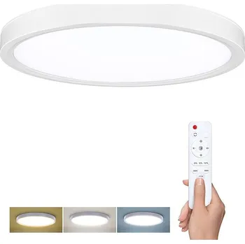 Nástěnné svítidlo Solight LED osvětlení s dálkovým ovladačem Estela White, 60W, 4500lm, 50cm, změna chromatičnosti, stmívatelné