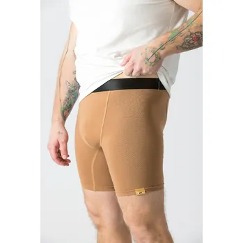 Boxerky GoldBee Boxerky Dlouhé Brown Barva: Brown, Velikost: L