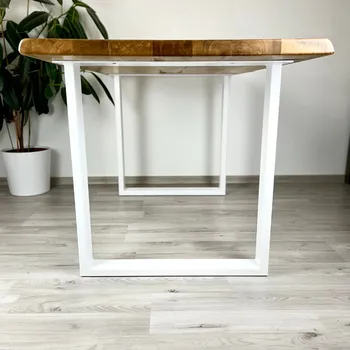 Stolová podnož Stolové nohy/podnož „U“ (2ks) Zvolit Barvu :: Černá - RAL 9005, Rozměr nohy: šířka 500mm / výška 500mm + (0 Kč)