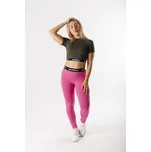GoldBee Crop-Top S Krátkým Rukávem BeOne Army Barva: Army, Velikost: M