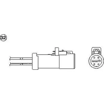 Čidlo automobilu NGK Lambda sonda NG 93286