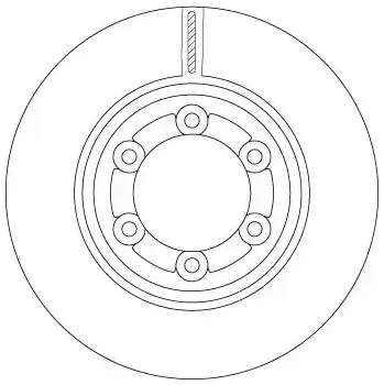 Brzdový kotouč TRW Brzdový kotouč - 280 mm TRW DF6984
