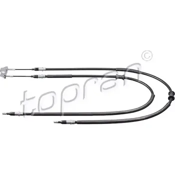 Brzdový systém TOPRAN Tažné lanko parkovací brzdy TPR 207 374