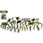 Sada vojáci s doplňky plast CZ design na kartě 24x30cm