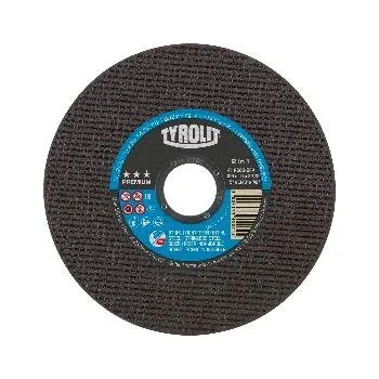 Příslušenství k brusce TYROLIT řezný kotouč rovný Premium*** 115 x 1,6 mm, 2 v 1 super tenký