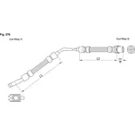 Starline Brzdová hadice - 590 mm HA E.1220