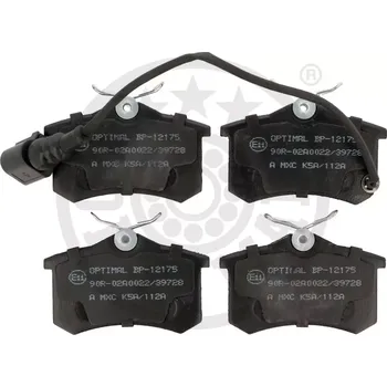 Brzdový systém OPTIMAL Sada brzdových destiček OPT BP-12175
