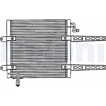 Výparník klimatizace DELPHI Kondenzátor klimatizace DF TSP0225205
