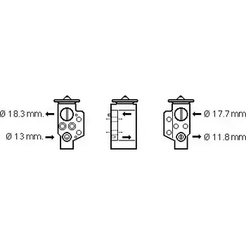 Ventil klimatizace AVA QUALITY COOLING Expanzní ventil klimatizace AVA VN1311