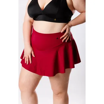 Kalhotky GoldBee Plavky Stahovací Sukně Brazilky Bordo Barva: Bordo, Velikost: XL