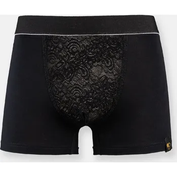 Dámská móda GoldBee Boxerky Erotic Krajka Black Barva: Black, Velikost: L