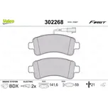 VALEO Sada brzdových destiček FIRST VA 302268