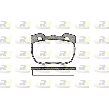 Brzdová destička ROADHOUSE Sada brzdových destiček RDH 2267.00
