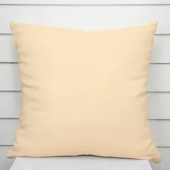Povlak na dekorativní polštářek Bavlněný keprový povlak na polštář KEP-002 Vanilkový 40 x 40 cm