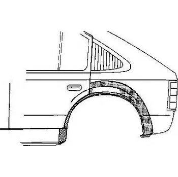 Blatník karosérie VAN WEZEL Boční stěna VAW 2524147