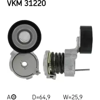 Motor automobilu SKF Napínák drážkového klínového řemenu SK VKM31220