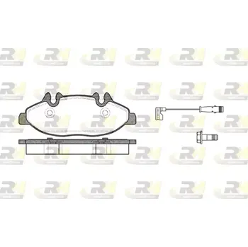 Brzdová destička ROADHOUSE Sada brzdových destiček RDH 21109.02