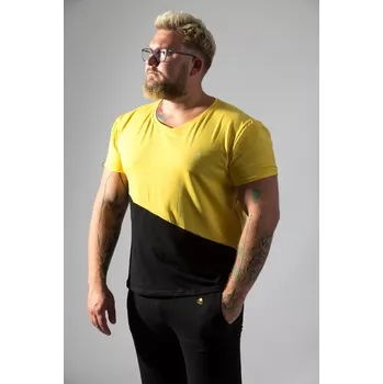 GoldBee Anastasiia Pánské Tričko Yellow and Black Barva: Yellow and Black, Velikost: M