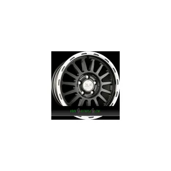 Alu kolo DIEWE 2LX 8x17 6x139,7 ET40.00 nero machined - schwarz matt frontpoliert