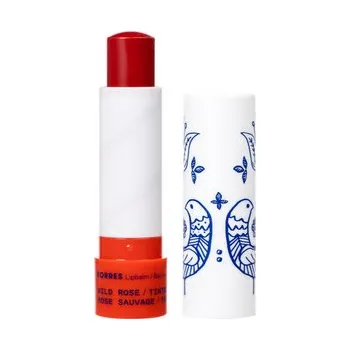 Kosmetika Korres Lipbalm Wild Rose tónovací balzám na rty s vůní růže 4,5 g