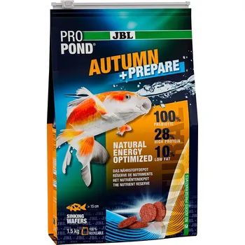 Krmivo pro rybičky JBL ProPond Autumn + Prepare Wafers podzimní krmivo 1,5 kg