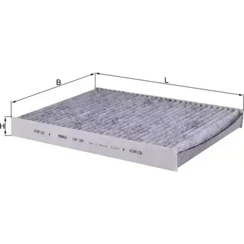 Kabinový filtr MAHLE Filtr - vzduch v interiéru MAO LAK 182