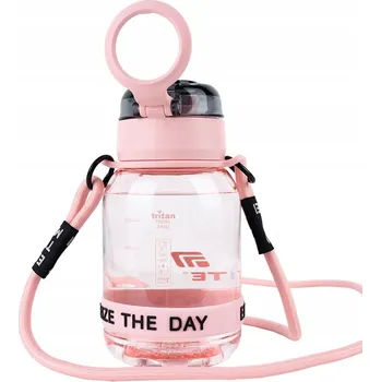 LÁHEV NA VODU LAHEV NA PITÍ 700ml s ramenním popruhem, rukojeť, růžový KITE