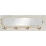 Today Nástěnný věšák do předsíně se zrcadlem SIMPLICITY, 75 x 47 cm