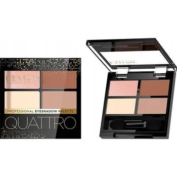 Přípravek na oči Eveline Cosmetics Quattro Eyeshadow paletka 4 očních stínů, odstín č. 05