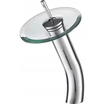 Vodovodní baterie Stojánková umyvadlová baterie Domotechnika stříbrná