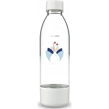 Láhev pro saturátor PushAir Dafi 0,7 l Písková s květy