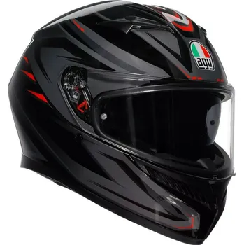 Helma na motorku AGV přilba K-3 Syth black/red - 2XL