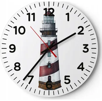 Hodiny Kuchyňské nástěnné hodiny 30x30 Lucerna Moderní skleněné hodiny do obýváku Tiché