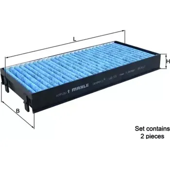 Kabinový filtr MAHLE Filtr vzduchu v interiéru MAO LAO 221/S