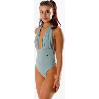 Kalhotky GoldBee Jednodílné Stahovací Plavky Brazilky Pastel Mint Barva: Pastel Mint, Velikost: L