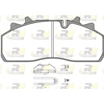 Brzdová destička ROADHOUSE Sada brzdových destiček RDH JSX 21254.80