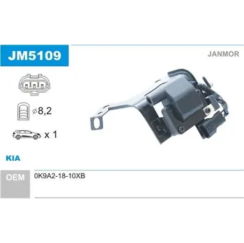 Zapalovací cívka JANMOR Zapalovací cívka JNM JM5109
