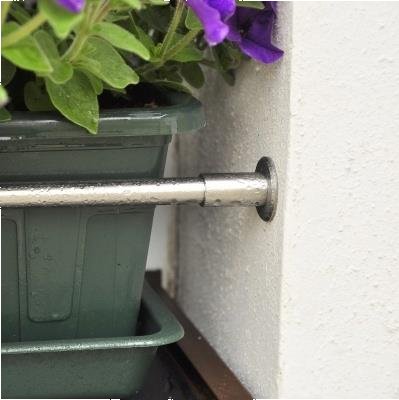 DASTECH Nerezová rozpěrná zábrana na truhlík pro okno do 1200mm, pr. 12mm