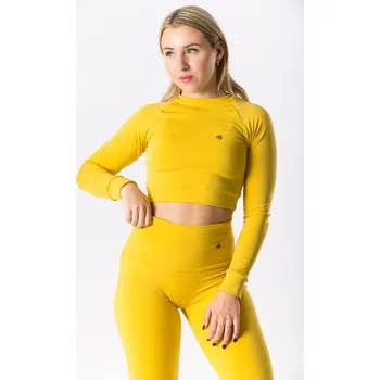 GoldBee Crop-Top BeClassic Second Skin Gold Barva: Gold, Velikost: XS