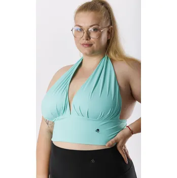 Dámské plavky GoldBee Plavky Vrchní Díl Milf Mint Green Barva: Mint Green, Velikost: 3XL