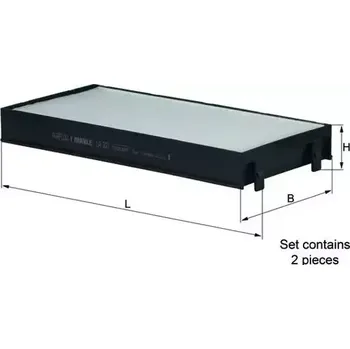 Kabinový filtr MAHLE Filtr - vzduch v interiéru MAO LA 221/S