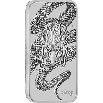 Stříbrná mince 1 Oz Dragon 2025 Rectangular (Obdélník)