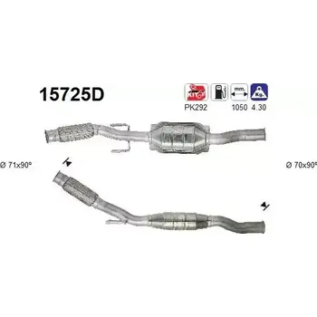 Katalyzátor AS Katalyzátor ASA 15725D